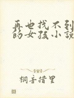 再也找不到曾经的女孩小说