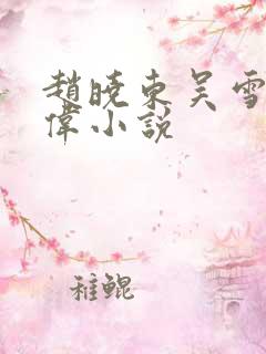 赵晓东吴雪晴郑伟小说