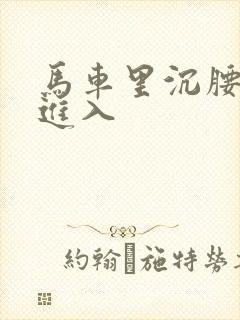 马车里沉腰缓缓进入