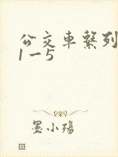 公交车系列合集1一5