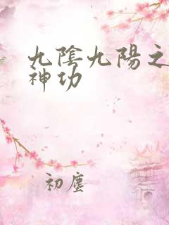 九阴九阳之阴阳神功