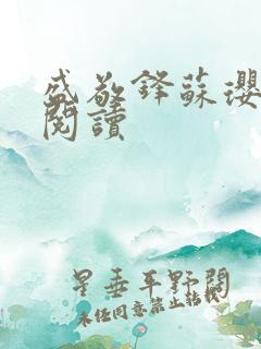 盛敬锋苏璎免费阅读