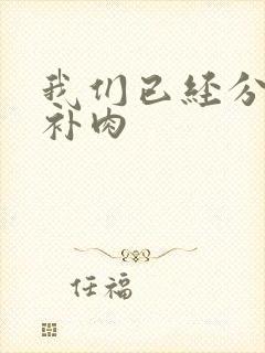 我们已经分手了补肉