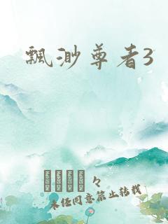 飘渺尊者3