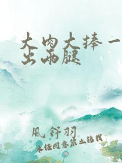 大肉大捧一进一出两腿