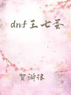 dnf王七蛋