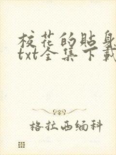 校花的贴身保镖txt全集下载