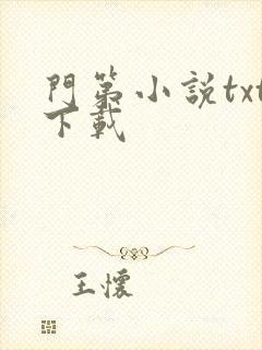 门第小说txt下载
