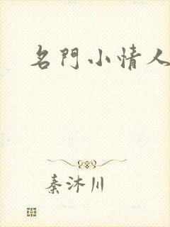 名门小情人