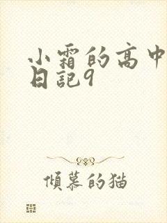 小霜的高中成长日记9