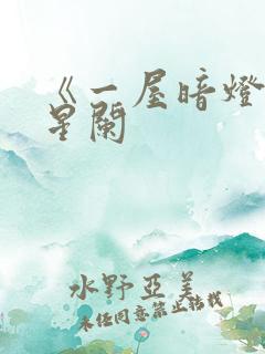 《一屋暗灯》宋星阑