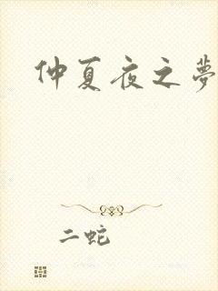 仲夏夜之梦小说