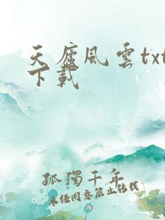 天庐风云txt下载