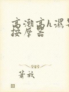 高潮高h湿各种按摩器