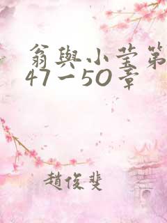 翁与小莹第十部47一5O章