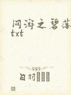 网游之碧落黄泉txt