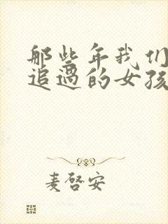 那些年我们一起追过的女孩小说