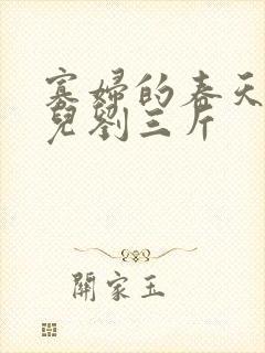 寡妇的春天白花儿刘三斤