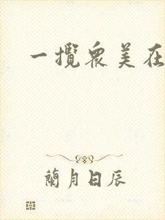 一揽众美在三国