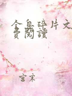 全息碎片文轩免费阅读