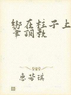 绑在柱子上用毛笔调教