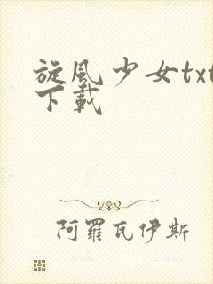 旋风少女txt下载