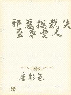 邪恶总裁失心劫 至尊爱人