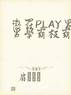 惩罚PLAY男男学霸校霸
