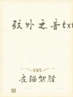 弦外之音txt