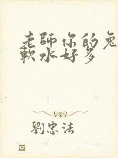 老师你的兔子好软水好多