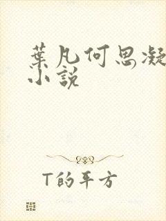 叶凡何思凝七月小说