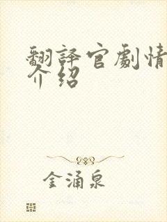 翻译官剧情分集介绍