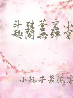 斗破苍穹小说笔趣阁无弹窗