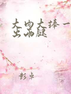 大肉大捧一进一出两腿