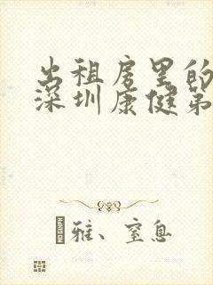 出租房里的交互深圳康健第二部