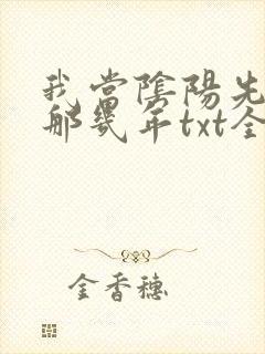 我当阴阳先生的那几年txt全集下载
