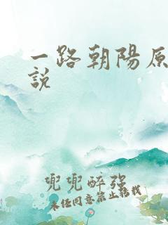 一路朝阳原著小说
