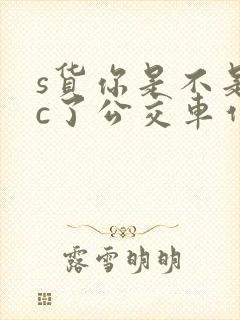 s货你是不是欠c了公交车作文渺