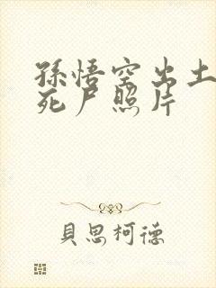 孙悟空出土后的死尸照片