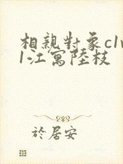 相亲对象c1v1江寓陆枝