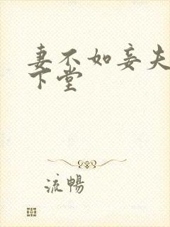 妻不如妾夫人要下堂