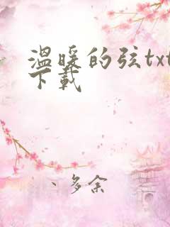 温暖的弦txt下载