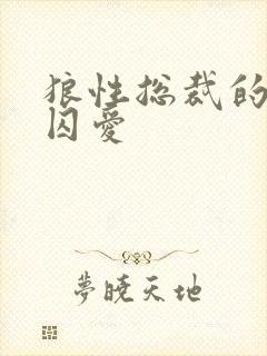 狼性总裁的地下囚爱