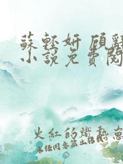 苏轻妍 顾辞笙小说免费阅读