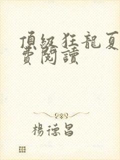 顶级狂龙夏天免费阅读