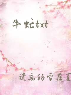 牛虻txt