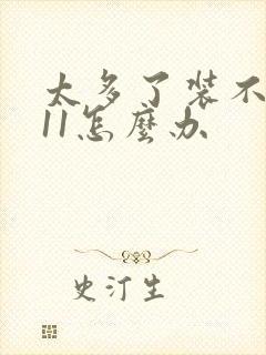 太多了装不下h11怎么办