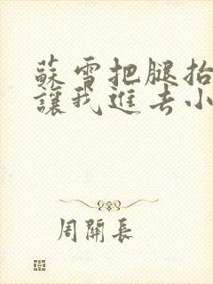 苏雪把腿抬起来让我进去小说