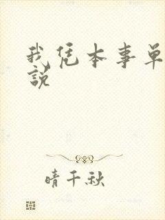 我凭本事单身小说