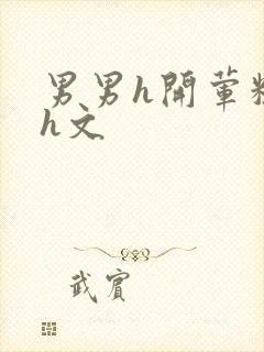 男男h开荤粗肉h文